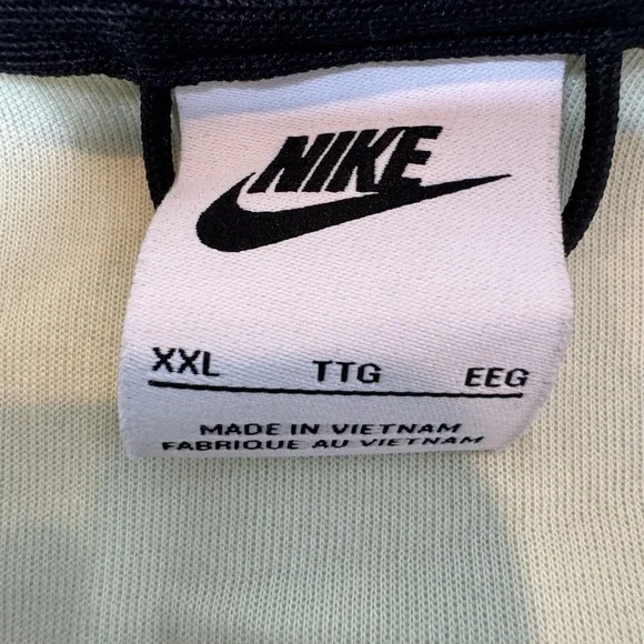 Nike Sportswear Tech Fleece Hoodie Men's‎ XL Lime Ice Black Blue Zip CU4489-303 - Picture 10 of 12